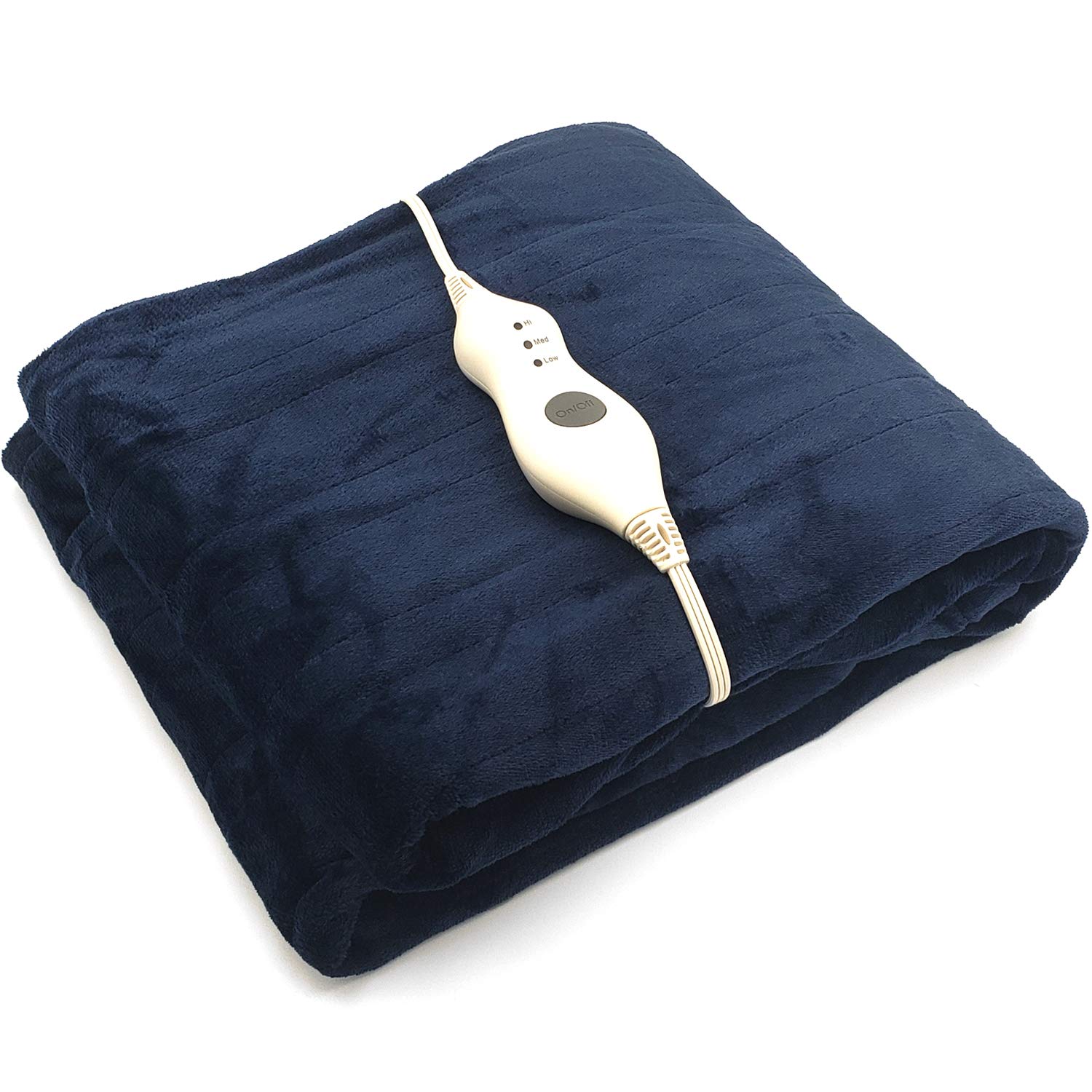 Buy Dr Electric Heated Throw Blanket Fleece with Controller, 4 Hours Auto  Shut-Off, Fast Warming, Full-Body Comfort, Luxuriously Soft, Machine  Washable, 50 x 60, Micromink for Cozy Couch or Bed Online at