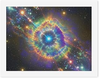 LLUTSNTH Paint by Numbers Kits for Adults, DIY Beginners Paint by Number Kits on Canvas, Nebula Galaxy Digital Oil Number Painting, Easy Canvas Art Print Kit for Home Decor Gift 30x40cm