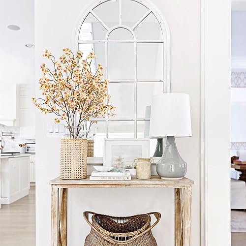 Miniatura 4 de 3 ramas de flor de cerezo de seda, 40.5 pulgadas, tallos largos, arreglos de flores artificiales para jarrón alto, boda, hogar, decoración japonesa,