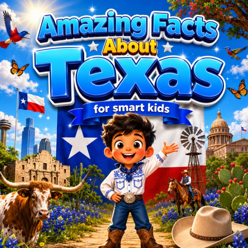 Amazing Facts About Texas for Smart Kids: A Collection of Interesting Facts and Trivia About Texas For Kids, Everything Young Readers Should Know ... Wildlife, Traditions, Culture, and More