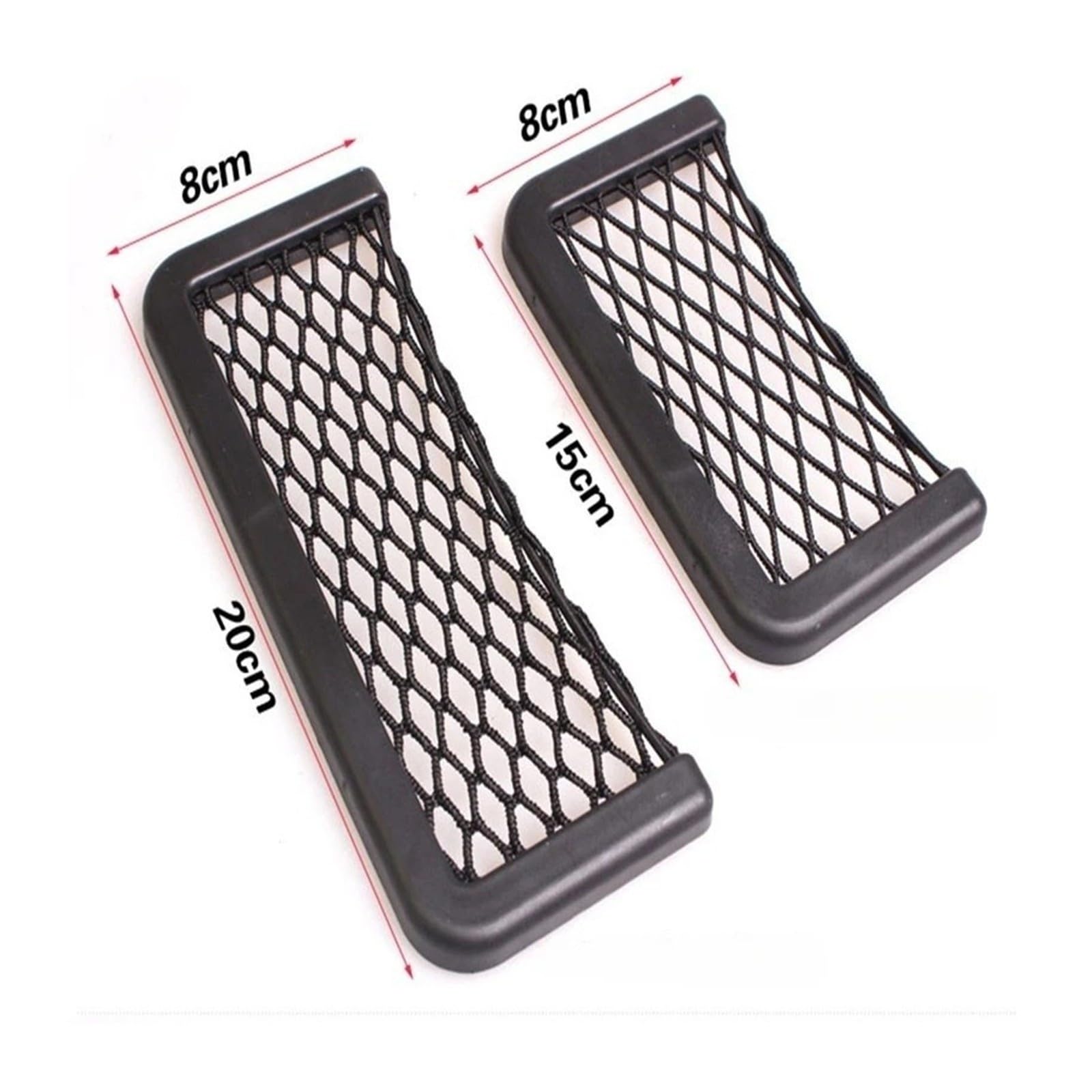 1/4Pcs Car for Seat Side Mesh Storage Pocket Auto Interior Net Organizer Pouch(20cm)