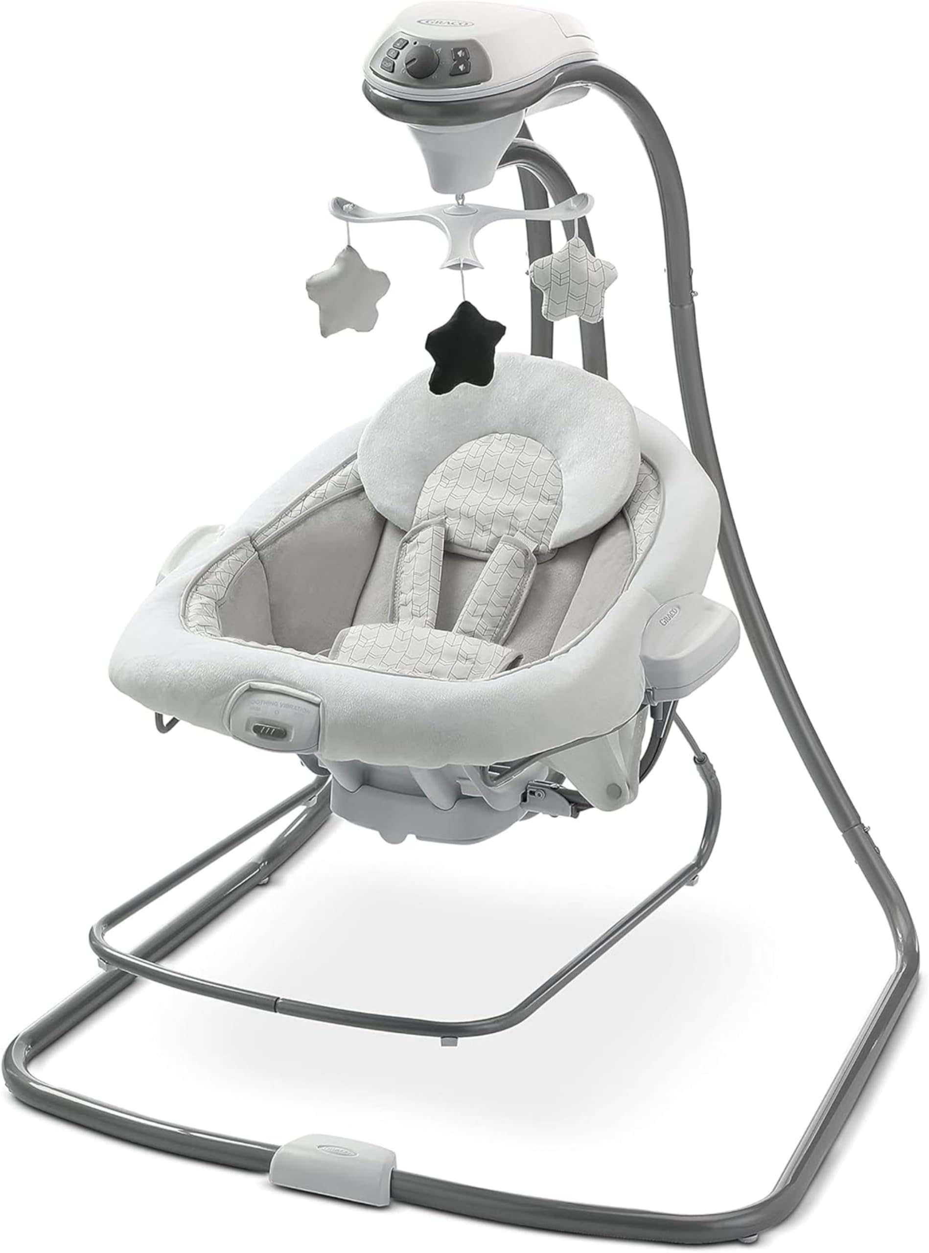 DuetConnect LX Portable Baby Swing and Bouncer, Multi-Direction Baby Bouncer Seat, Multiple Swing Speeds, Redmond
