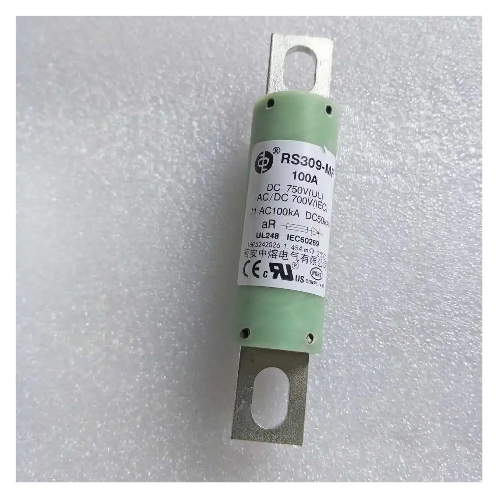 RCGKNNMUZ DC750V100A Fuse Fuse Number RS309-MF(Blue tube 500A)