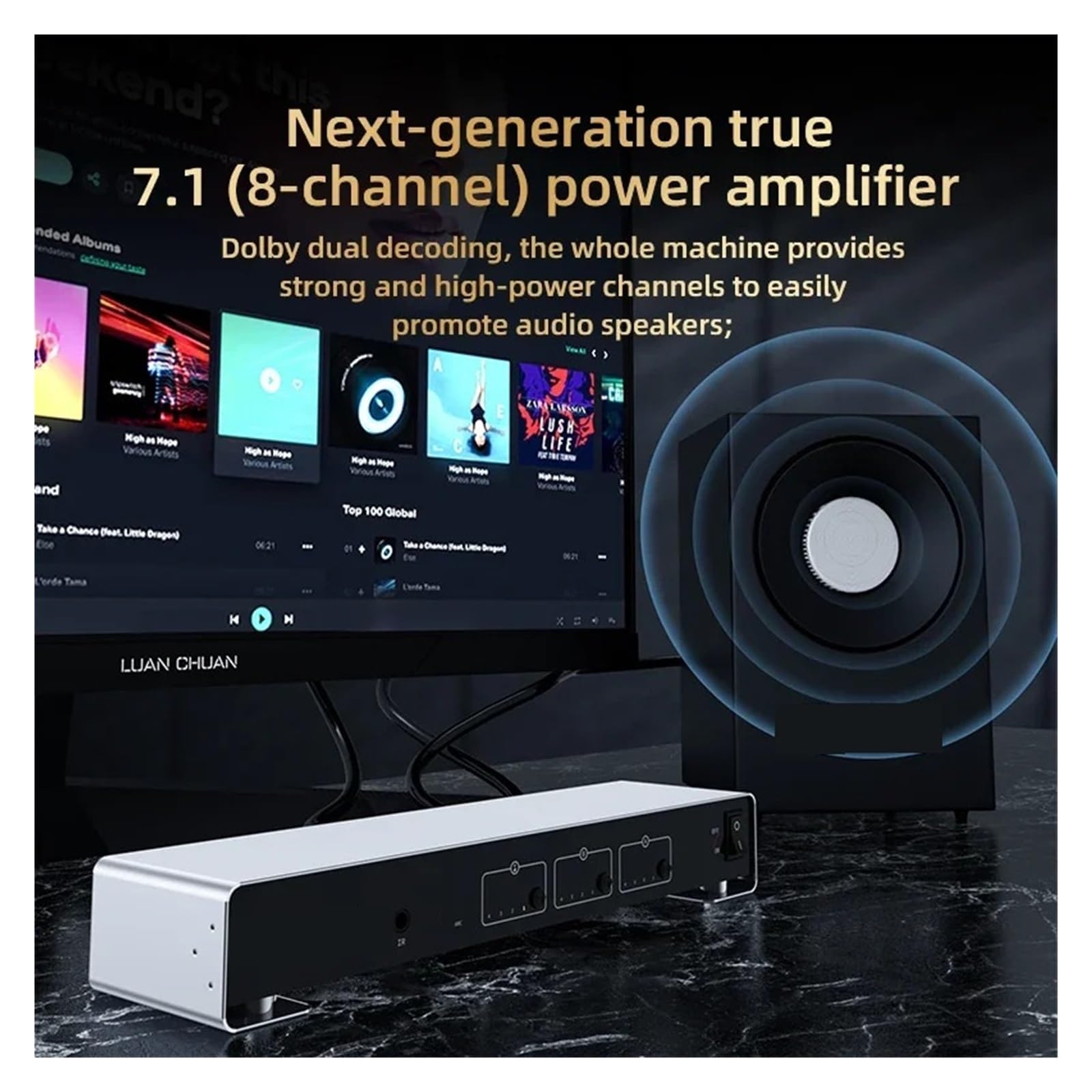 4K 60Hz Matrix 4x2 Video Switch Splitter 4 in 2 out con convertitore Ottico da 3,5 mm per Lo Streaming di Giochi e la Registrazione Multi-Sorgente