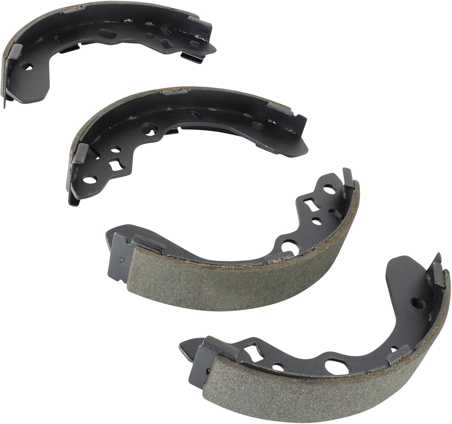 QUALITY-BUILT Rear Drum Brake Shoes, FS739, Compatible with 1999-2003 Mazda Protege