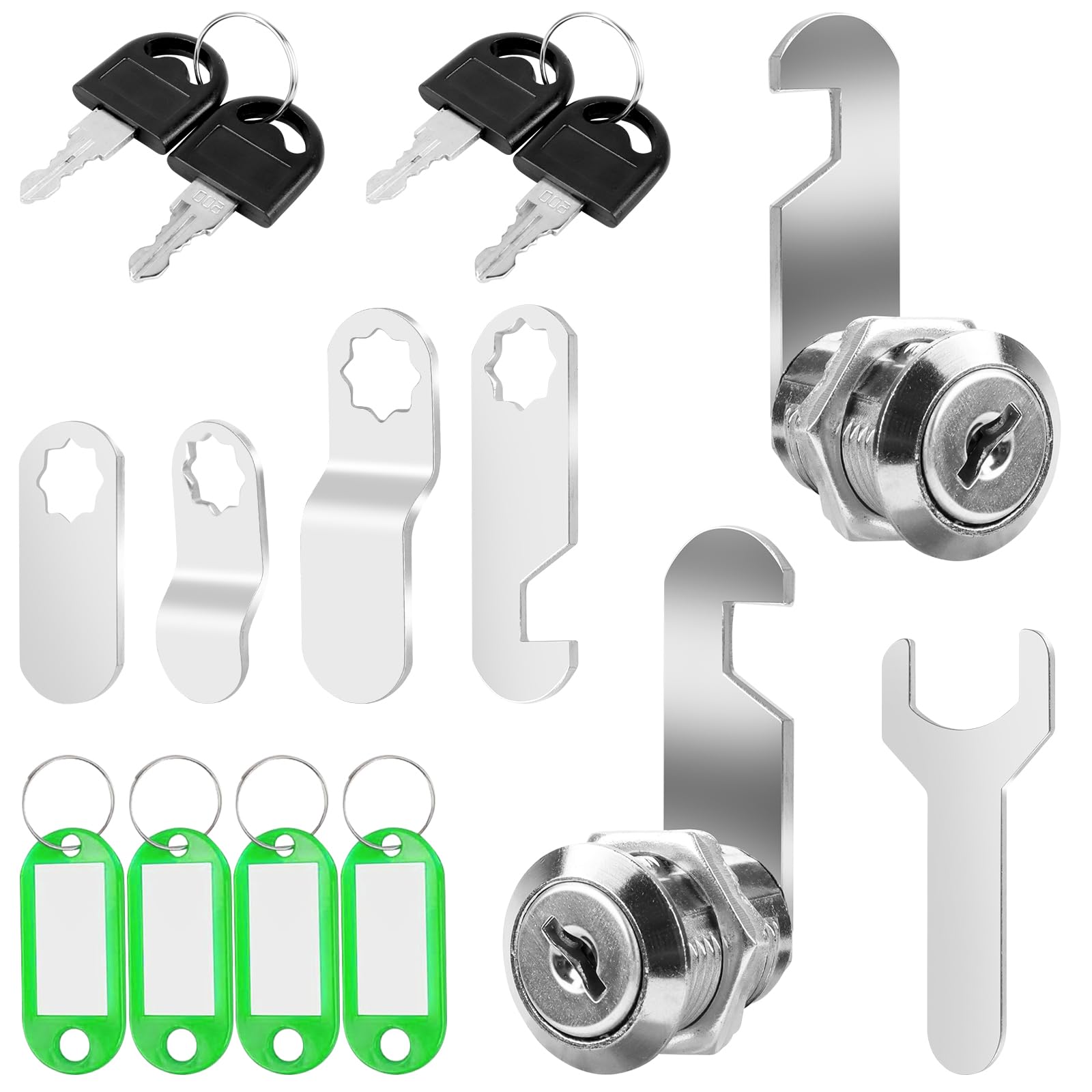 Serratura Per Cassetta Postale 16mm Con 5 Chiavistelli - Sicurezza Per Mobili, Armadietti E Cassette - Foto 5