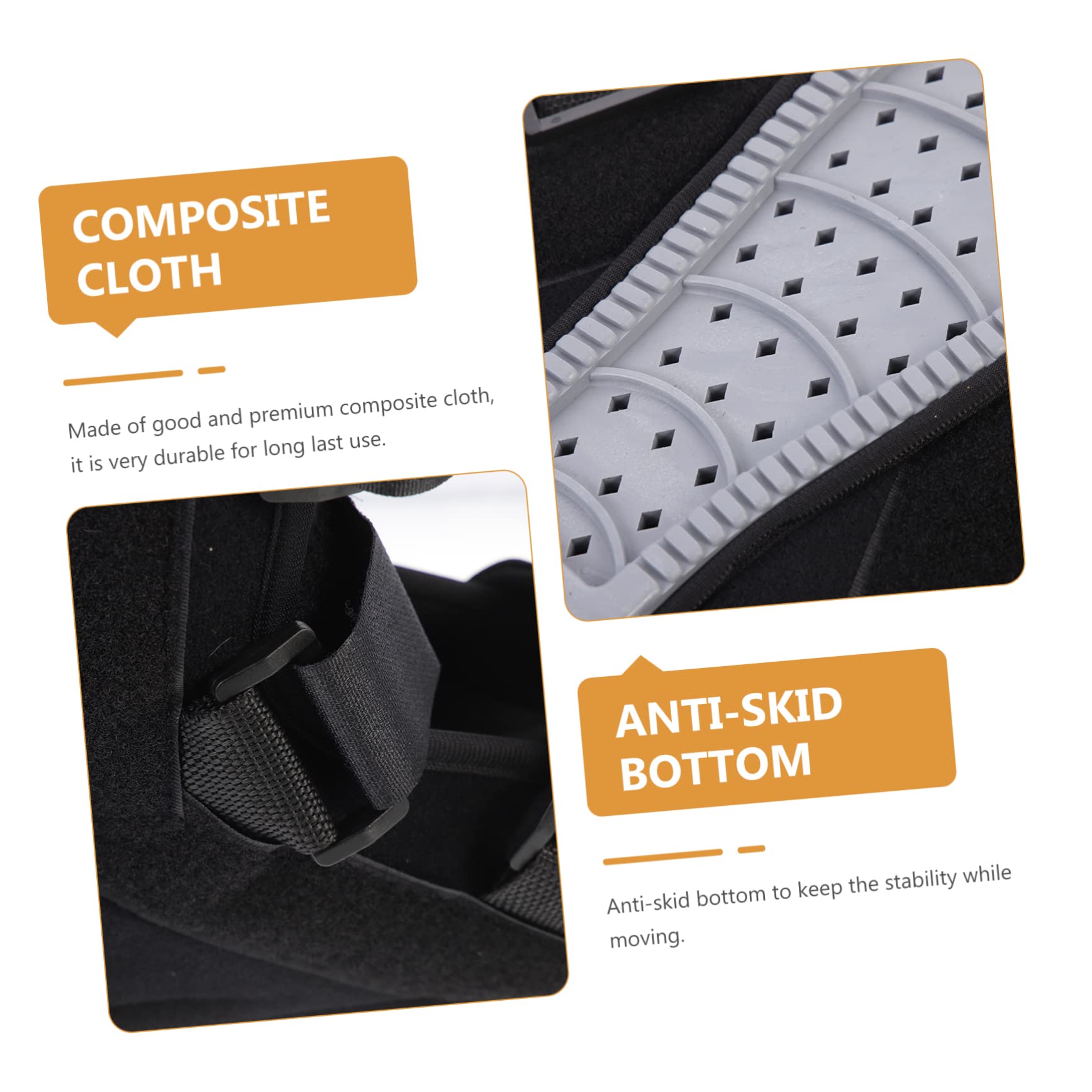 MOLUCKFU Walking Boot Ankle Stabilizer Lightweight Foot Fixing Shoe for Breathable Composite Cloth Shoe for Sprained Ankle Foot Orthosis Comfortable Support for Men Women