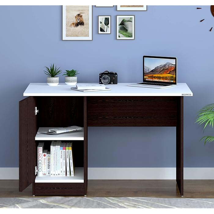 Buy Redwud Henry Engineered Wood Study Table, Writing Desk, Computer