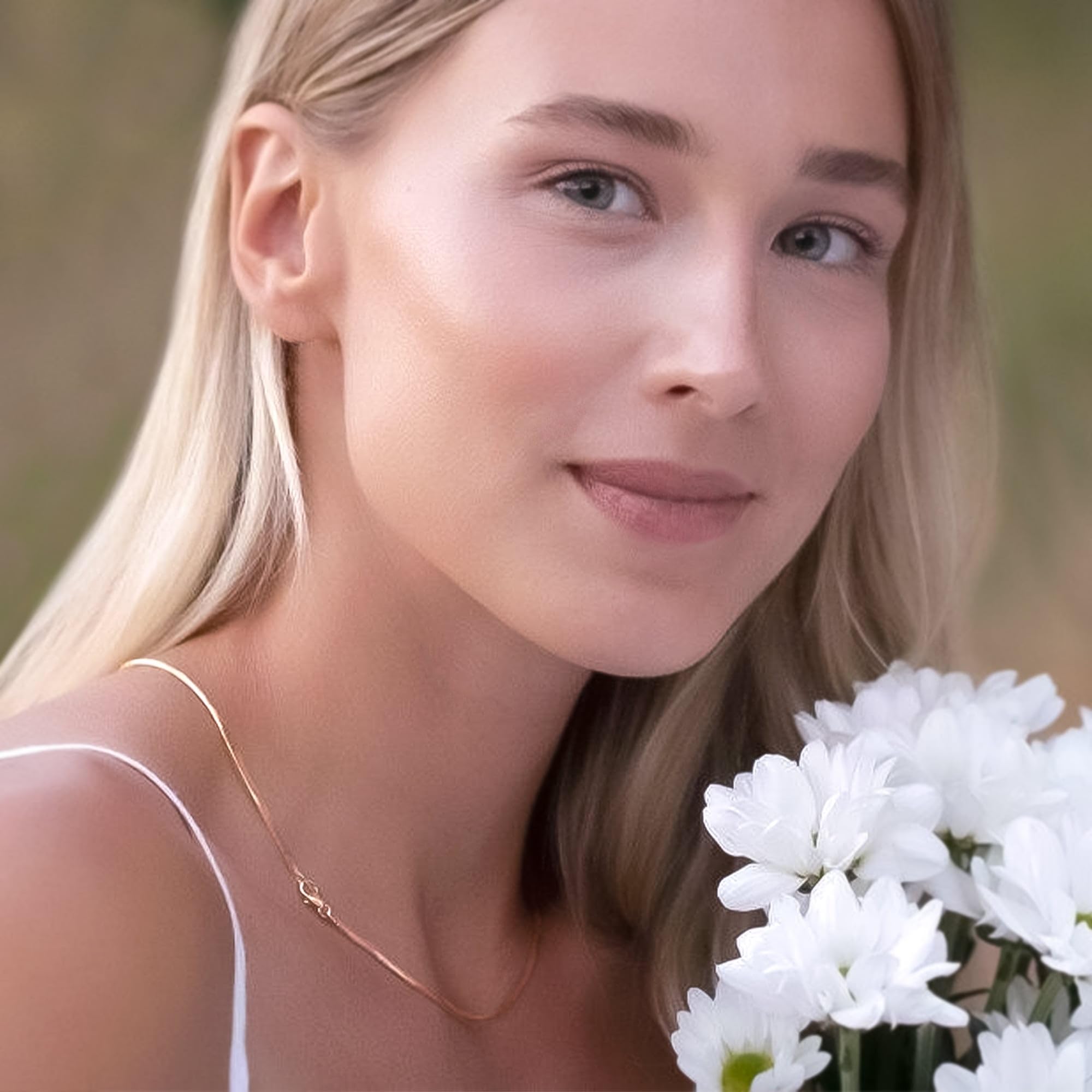 8 Karat 333 Gold Schlangenkette Damen Echtgold 0.9-2.4 mm - Länge wählbar