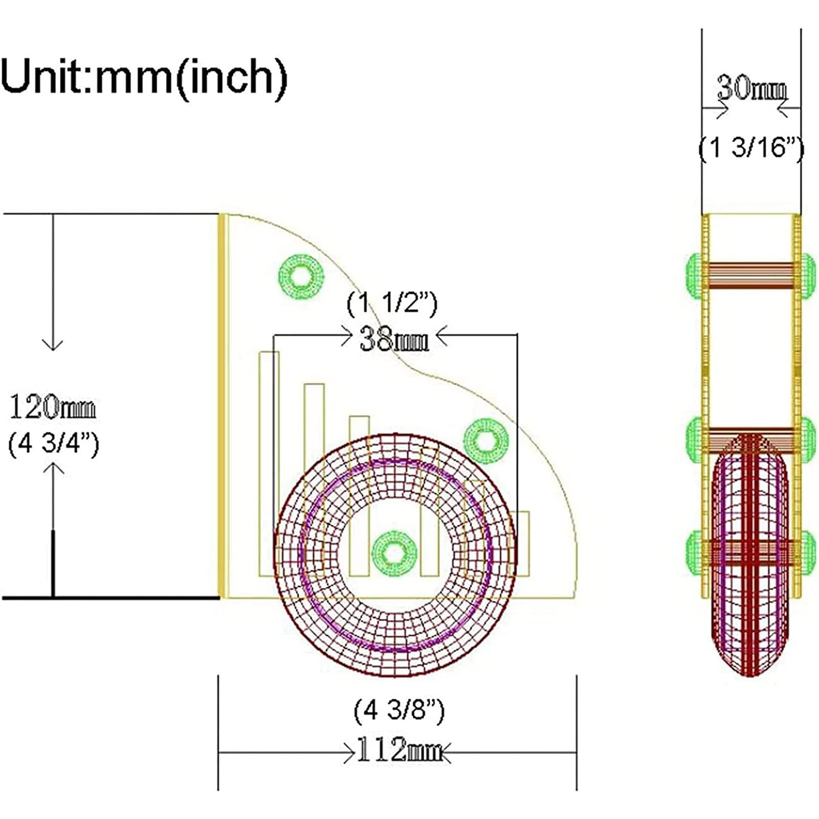 Kit complet de matériel d'échelle coulissante télescopique avec tube rond pour la maison, le bureau, les rails roulants avec freins, 1 m et 6 m (sans échelle)