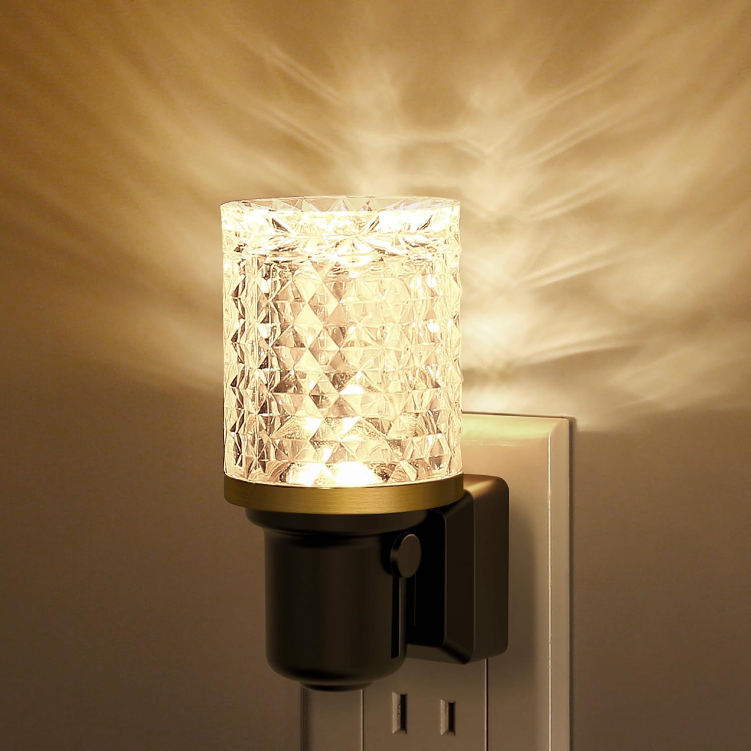 Lámpara LED de noche JandCase, luz regulable con sensor, 3000K miniatura 1