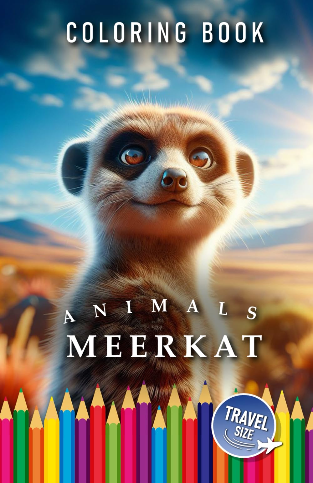 Meerkat | Coloring Book Travel Size: For Adults & Children: The perfekt Gift for Animal Lovers (Animals | Coloring Books)