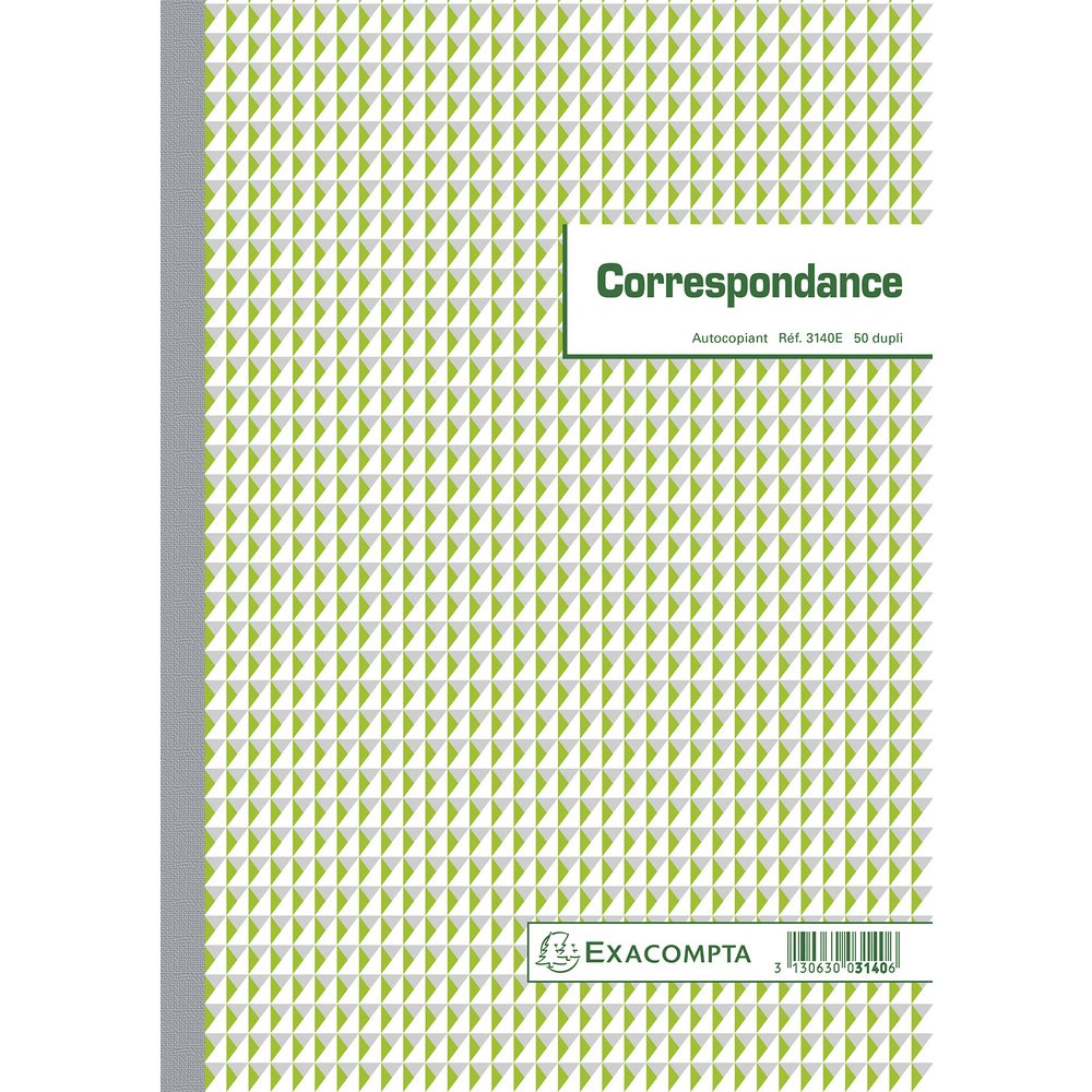 Carnet Autocopiant Exacompta - 50 Feuillets Numérotés - Format A4 - Pour Factures, Devis Ou Reçus