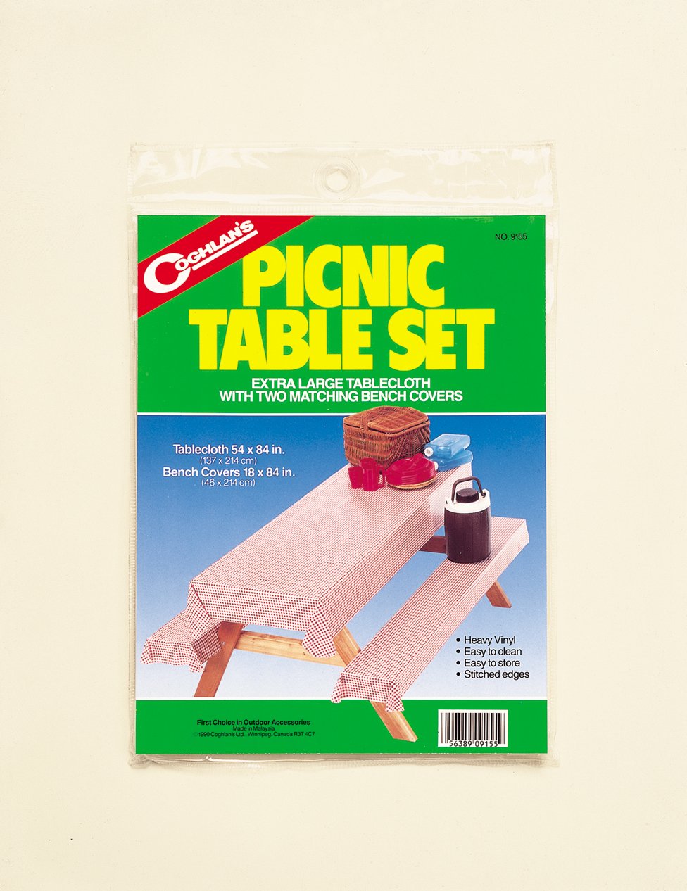 Coghlan's Set de Table de Pique-Nique 9155 rouge et blanc