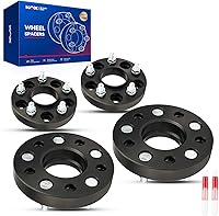 Vista 277 de KAX Espaciadores de rueda 4x4, adaptadores de espaciadores de rueda de 1" con pernos de 1/2" x20, diámetro del cubo de 59 mm, 2 piezas para Xpress