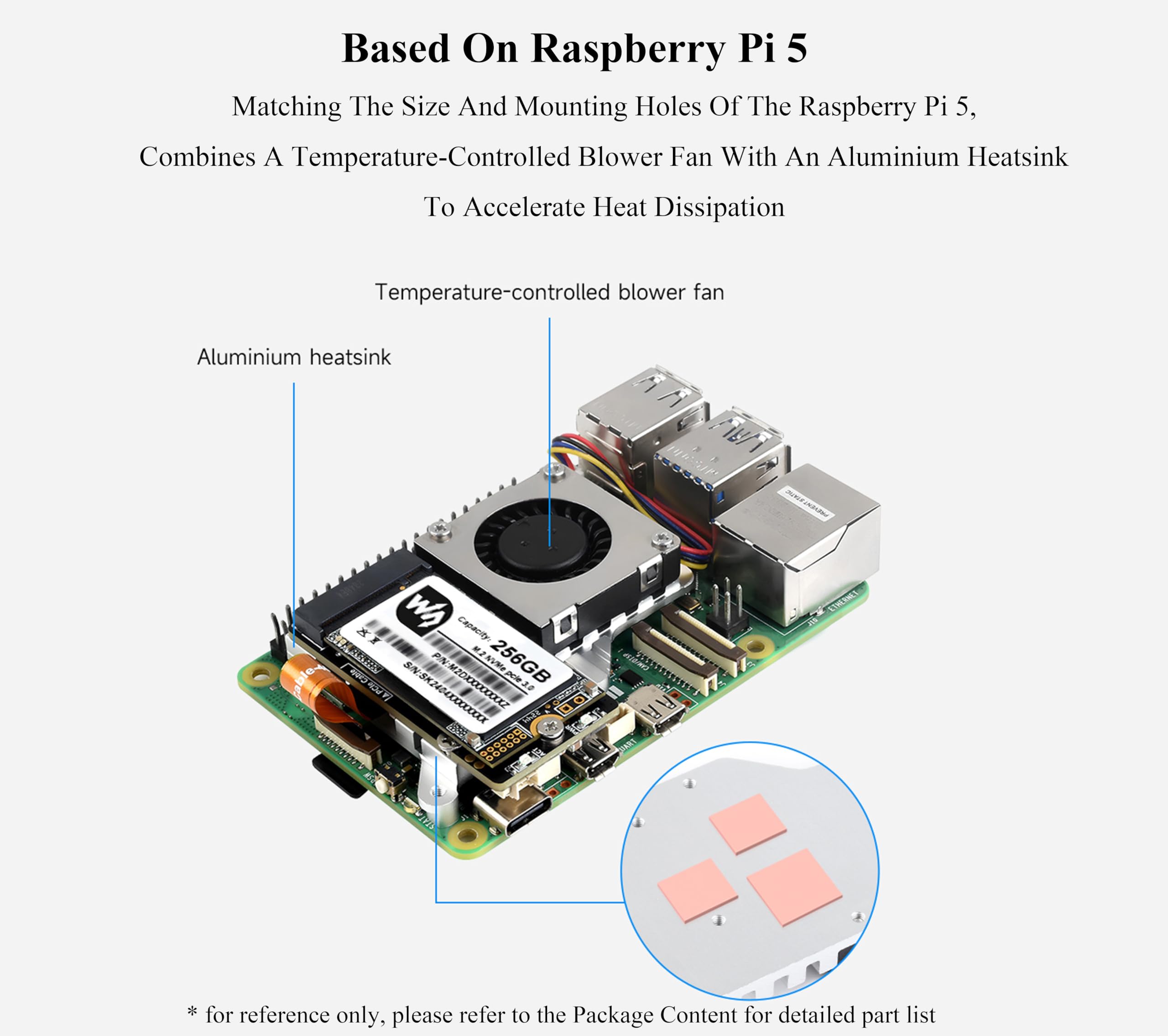 Amazon.co.jp: Raspberry Pi 5用PCIeからM.2アダプターボード、冷却