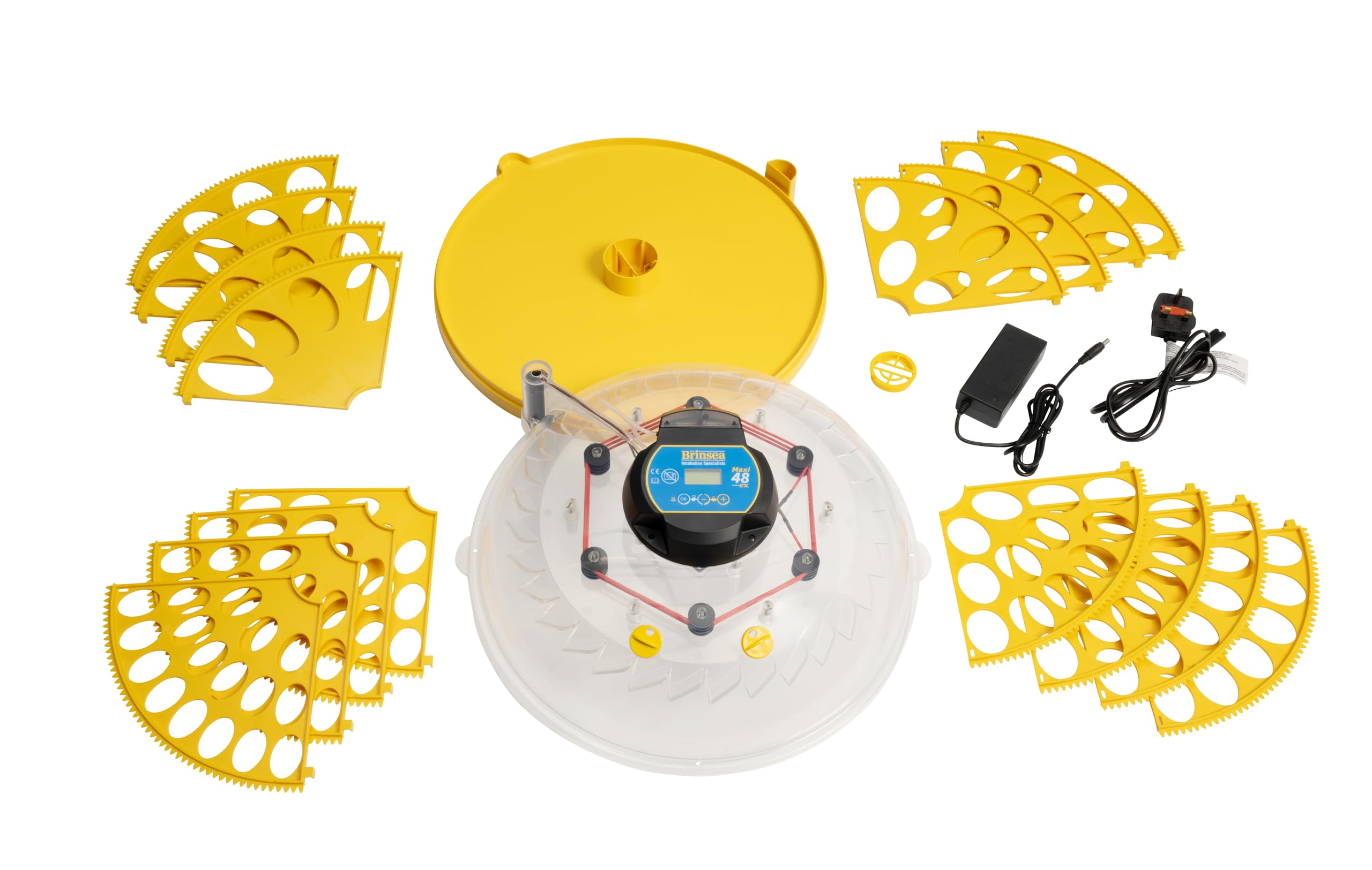 Incubadora BRINSEA Maxi 48 EX - Incubadora para 48 Huevos de gallina - Apta para Diferentes Especies o tamaños de Huevos - Fabricación Europea