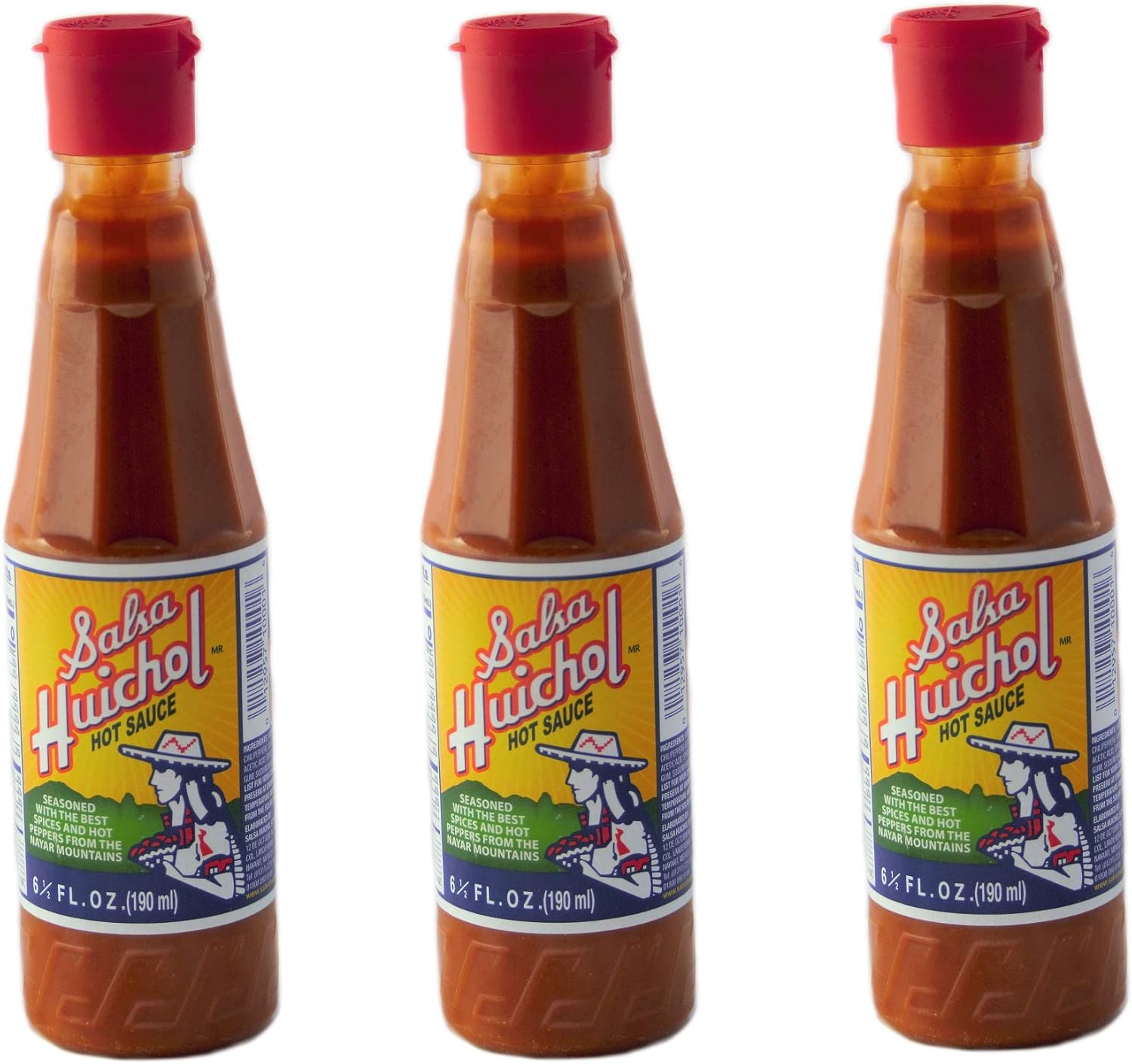 Salsa Huichol Hot Sauce 6oz (Pack of 3) Mexican Sauce Amazon.ca
