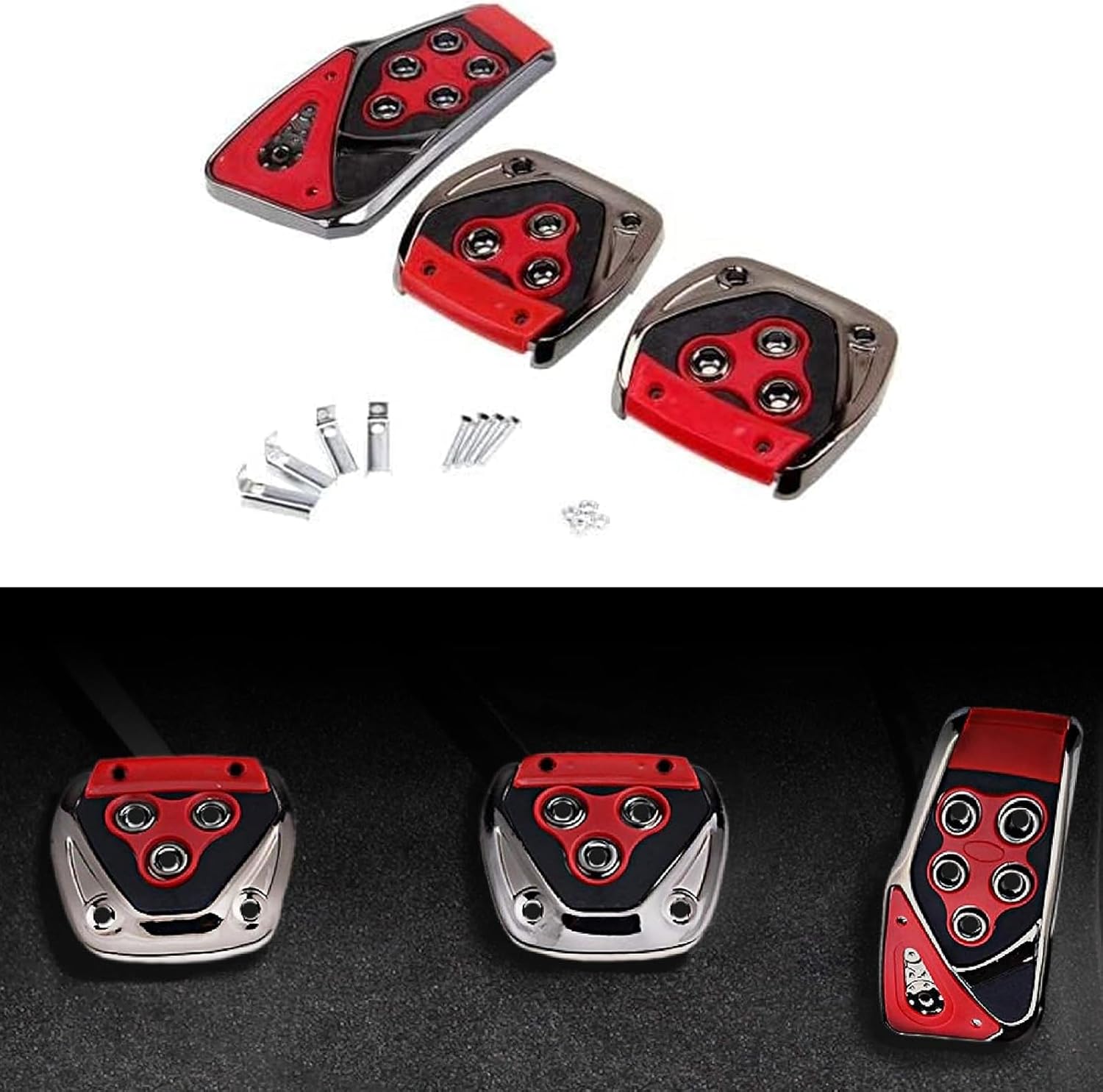 Hawyet 3 PCS Manual Transmission Cars Pedal, ABS Car Pedal