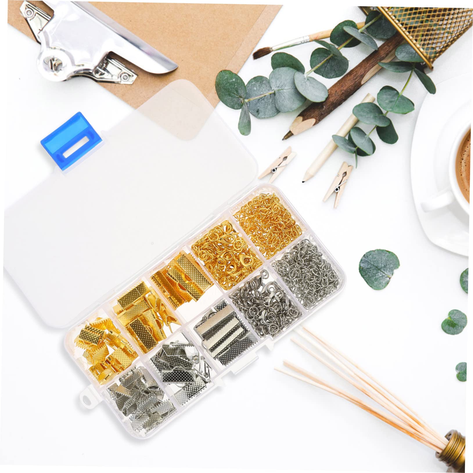 SHINEOFI Schmuckset Mit Lobster Claps Verlängerungsketten Und Klemmen Teiliges Für Und Armbänder Für Kreative Bastelprojekte Und Schmuckgestaltungen