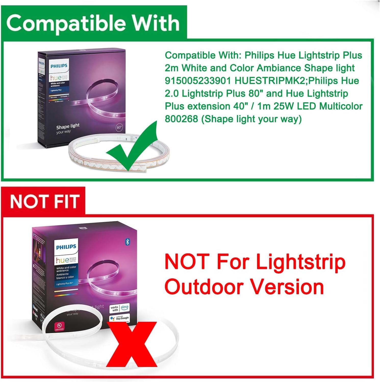 Amazon.com: TAIFU 24V AC Adapter for Philips Hue Lightstrip Plus