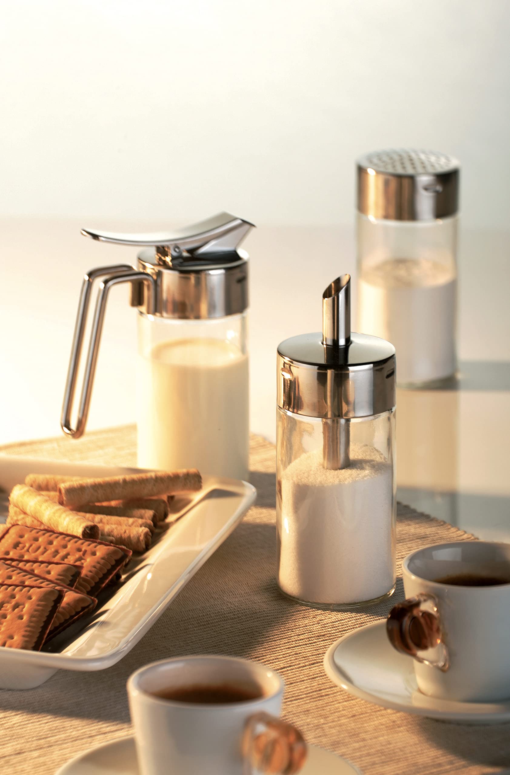 Tescoma 650376.00 Creamer Dispenser made of Glass, with stainless steel lid (7,6 oz)