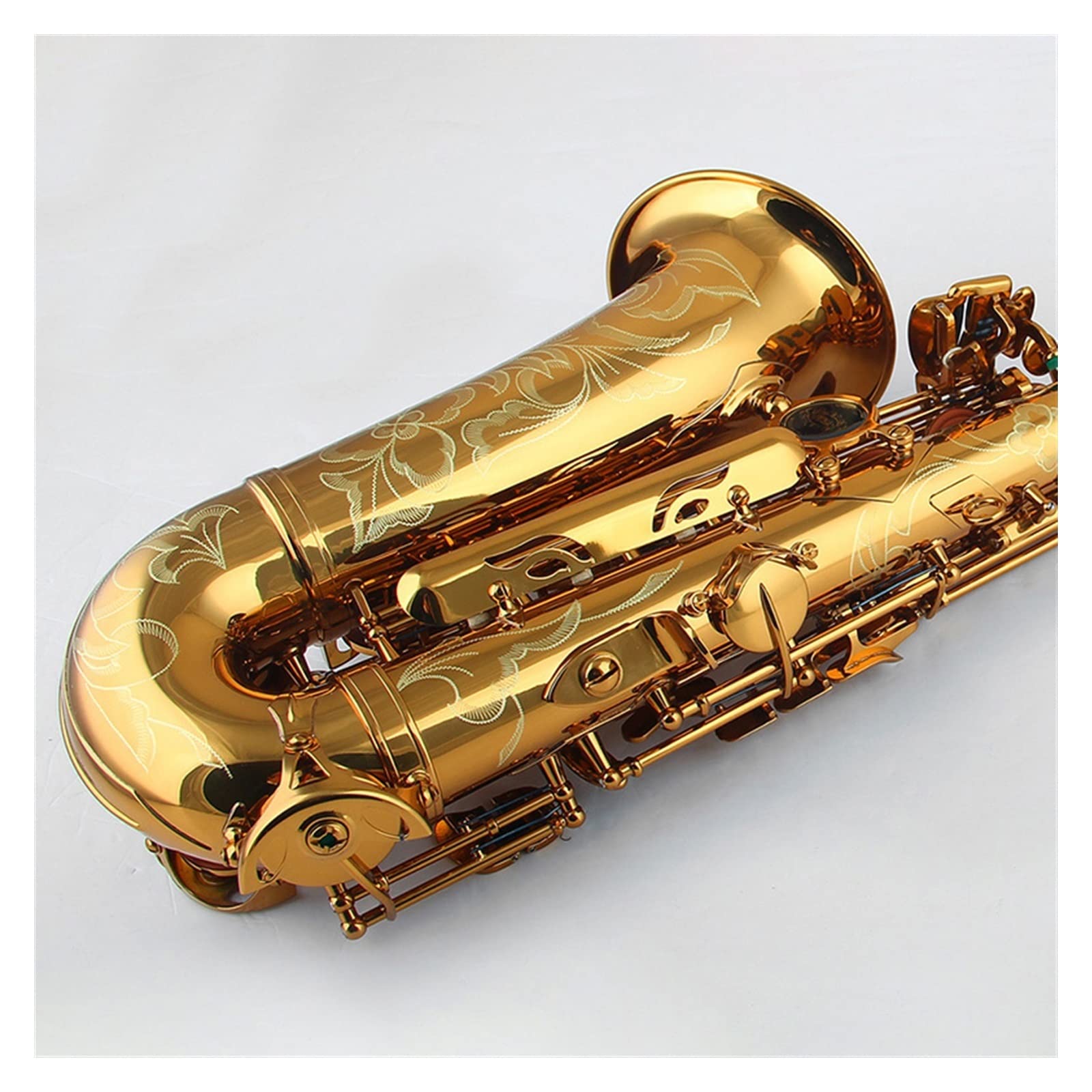 Saxofón Alto Mi Bemol Champagne Gold para Principiantes Saxofón Principiante