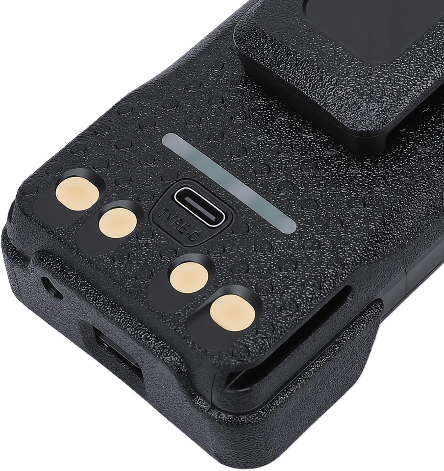 ASHATA 5000mAh 7.4V Battery Replacement for XPR3500 XPR3300 XPR3000 XPR7000 XPR7550 APX4000, 2 Way Radio Rechargeable Battery with Belt, USB C Interface