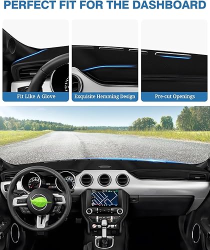 Miniatura 525 de FIILINES - Cubierta para tablero, accesorio para tablero de malla antideslizante, parasol sin reflejos y protector compatible con Toyota RAV4