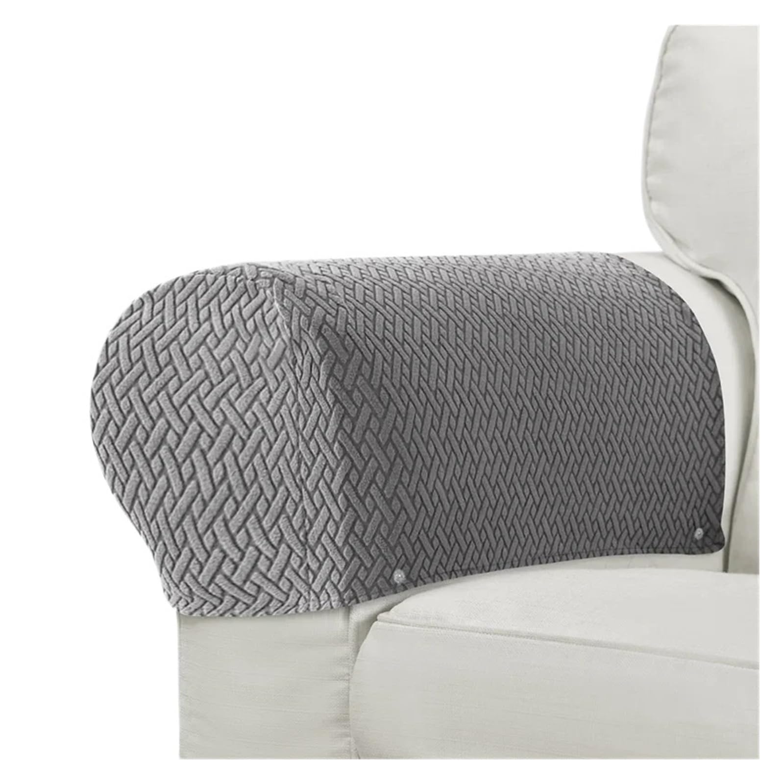 SFOIKVG Arm Covers 2pcs/set Jacquard Sofa Armrest Cover Anti-dirty Couch Chair Arm Protector Stretch Dustproof Towel Armchair Home Decor for Sofa Chair(A3 armrest cover)