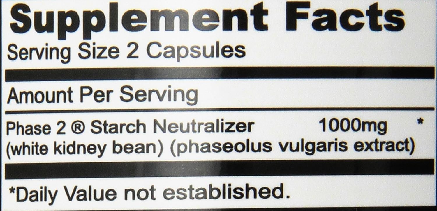 DrFormulas White Kidney Bean Extract Carb Blocker & Appetite Suppressant / Control | Weight Loss Pills for Women & Men Supplements, 1000 mg 120 Capsules : Health & Household