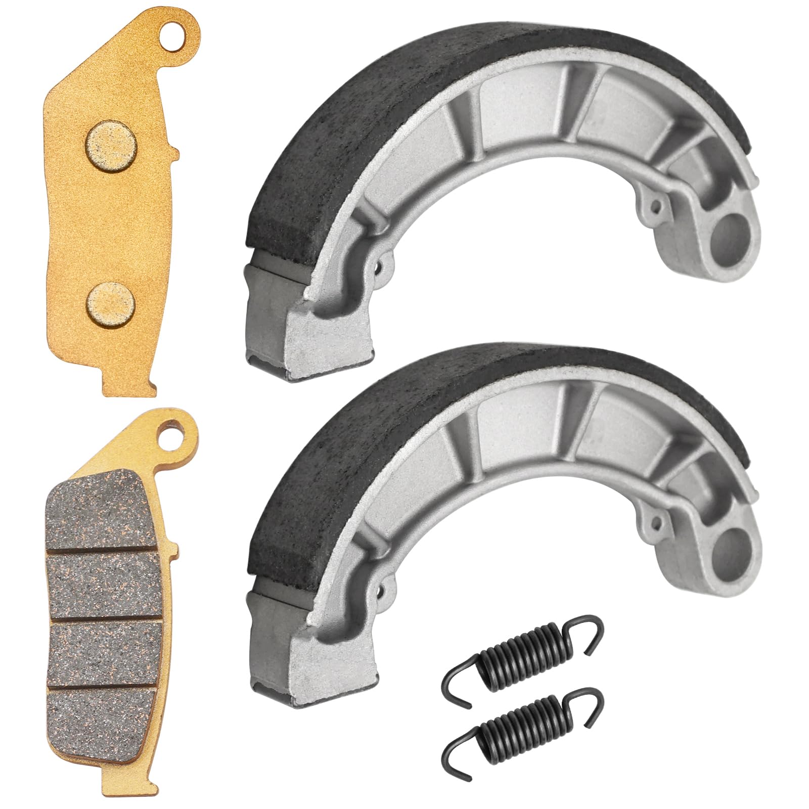 Semi-Metallic-Pro Pastiglie freno anteriore e Ganasce freno posteriore per Honda Shadow VLX 600 VT600 1994-2007