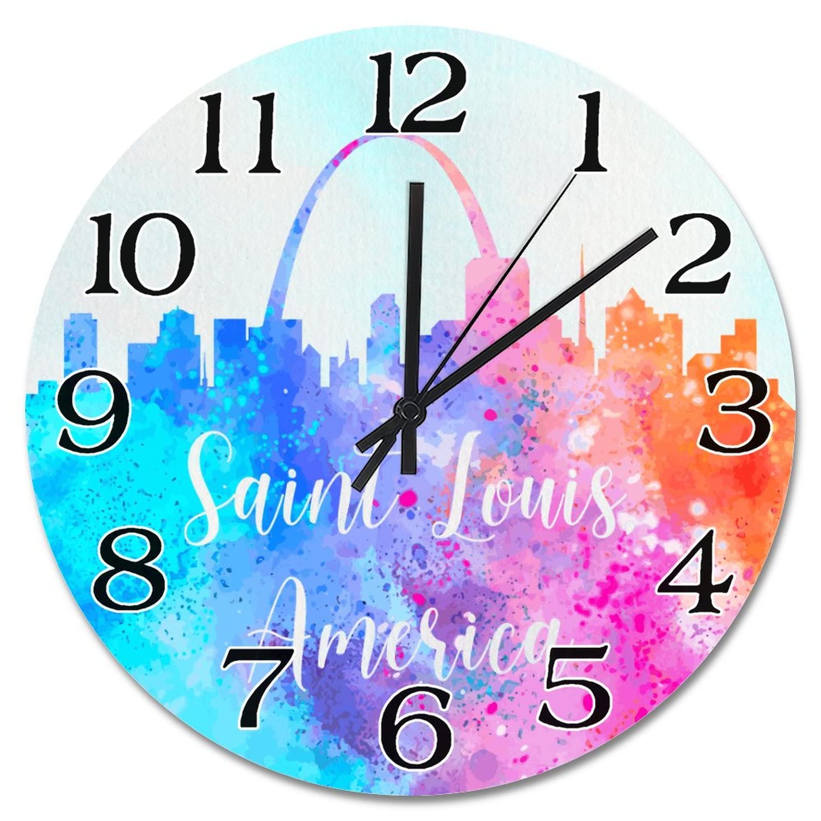 Horloges murales humoristiques Saint Louis : le cadeau déco idéal avec cette horloge silencieuse