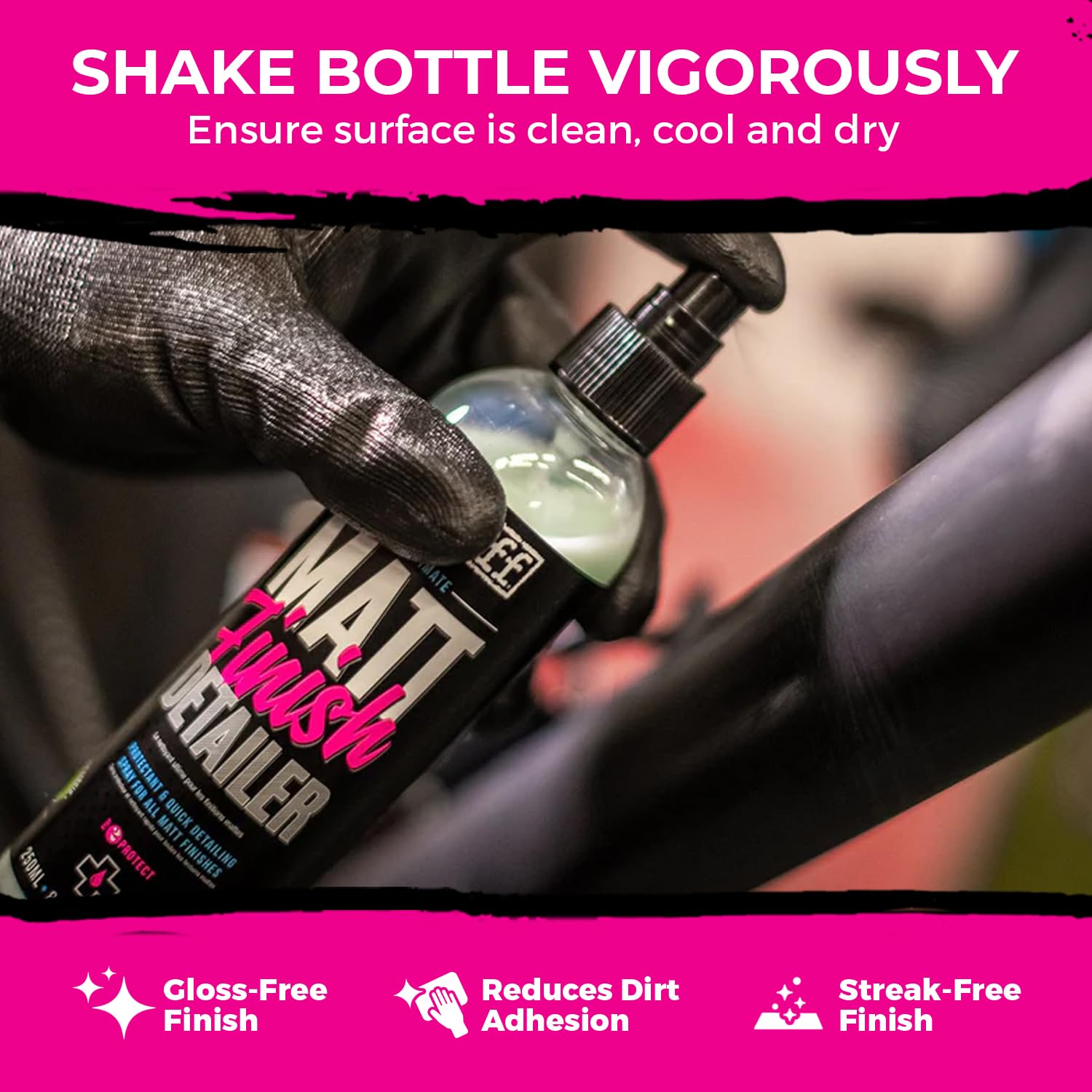 Amazon.com: Muc-Off Matt Finish Detailer 250 ml (Pack of 2