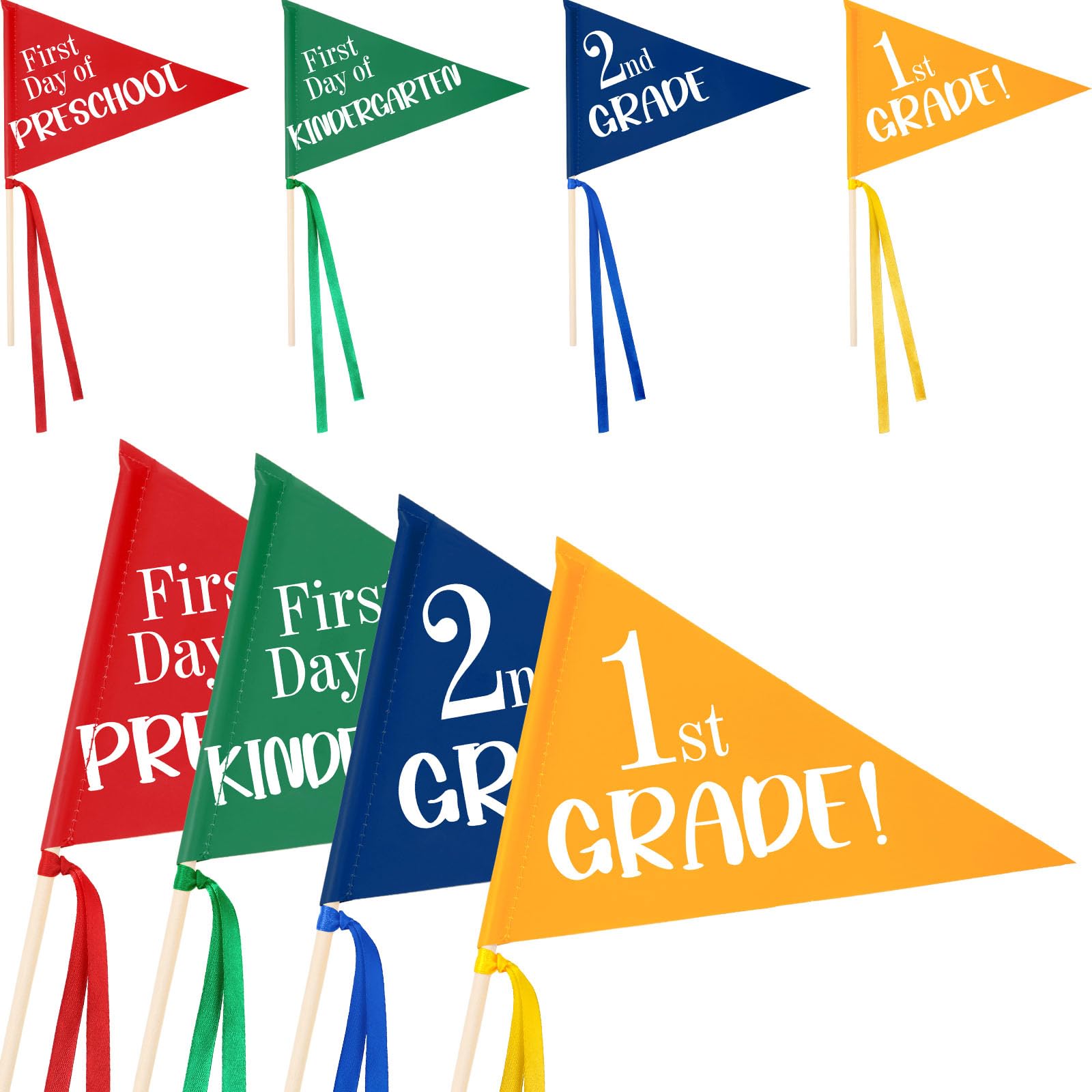 Welcome Back To School School Pennant Banner Happy First Day Of ...