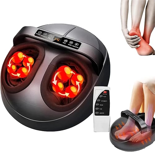 Masajeador de pies Recoverbody - Masajeador de pies Recoverbody de curación profunda 2024, el mejor masajeador eléctrico de pies Shiatsu en general
