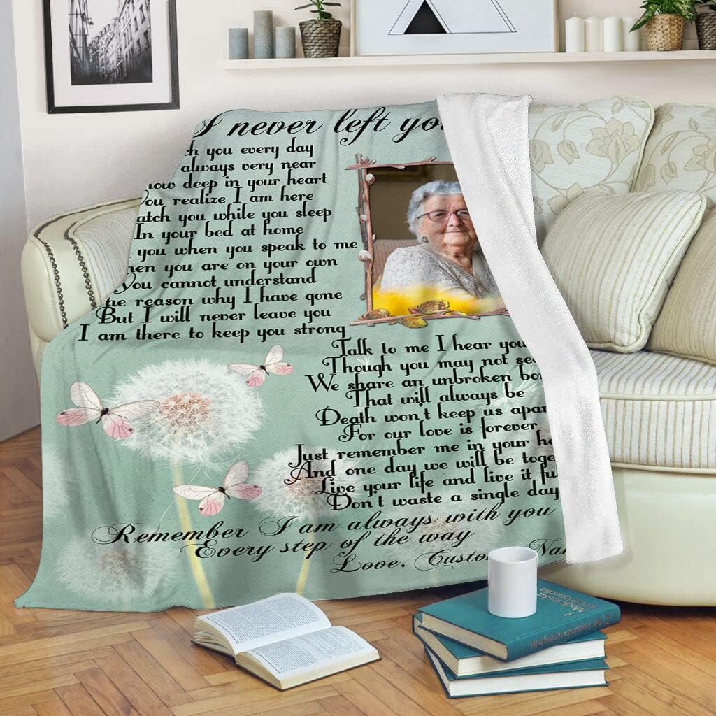TerriBerri Personalized Loss of Grandma Blanket Sympathy
