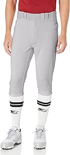 Mizuno Premier Short Piped Pants, Grey/Black, Medium