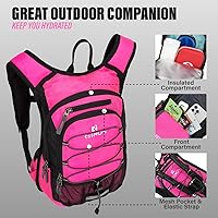 Vista 3 de Hydration Pack Backpack with 3L Water Bladder for Men & Women, Hiking Daypack with Thermal Insulation Running, Cycling, Camping, Skiing, Outdoor