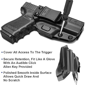 Amazon.co.jp: IWB Holster Compatible with Glock 19 19x 23 32