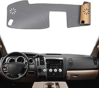 Vista 9 de KEYOOG Cubierta de Tablero Alfombrilla de Salpicadero Compatible con to-yota 4Runner 2009-2003 (para Conducción a la Izquierda), Alfombrilla