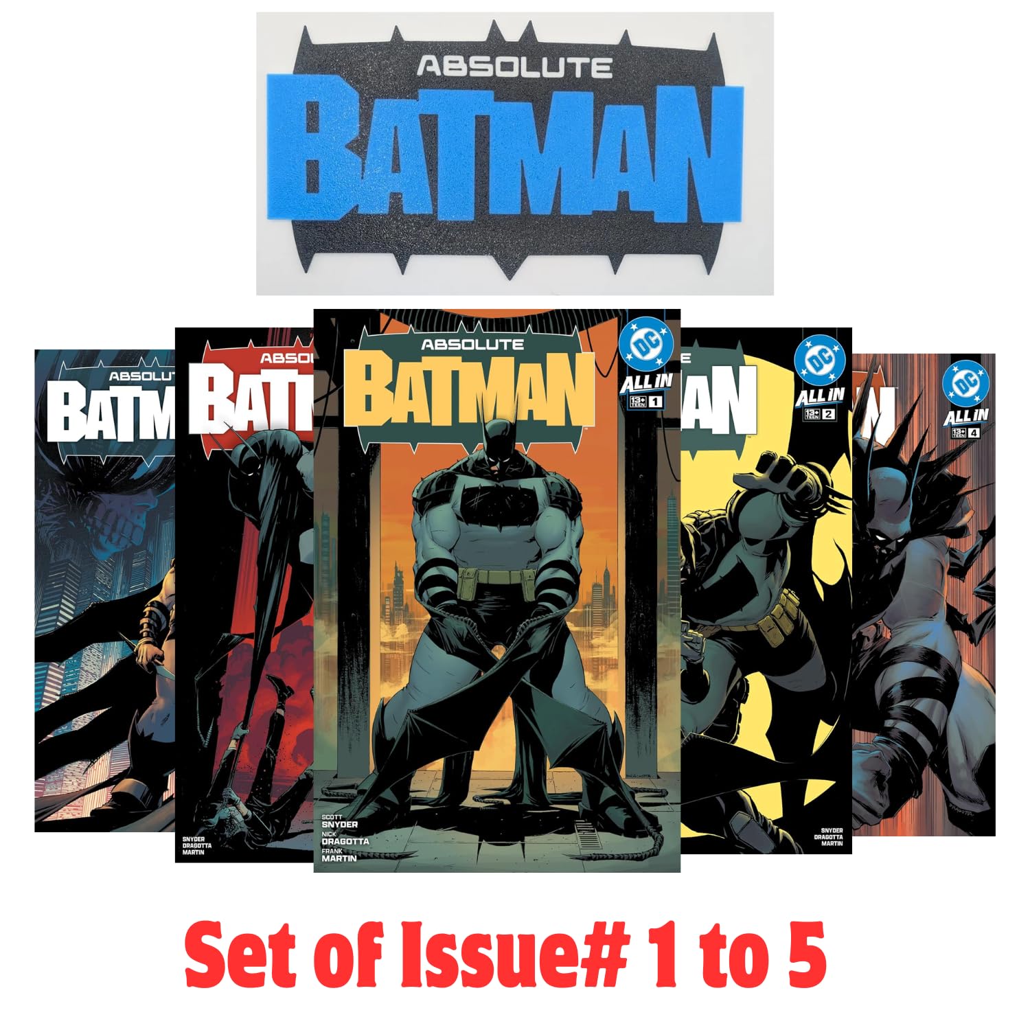 ABSOLUTE BATMAN コミックセット Absolute Batman Comics #1to #5Full Set | Issues 1 to 5| Complete