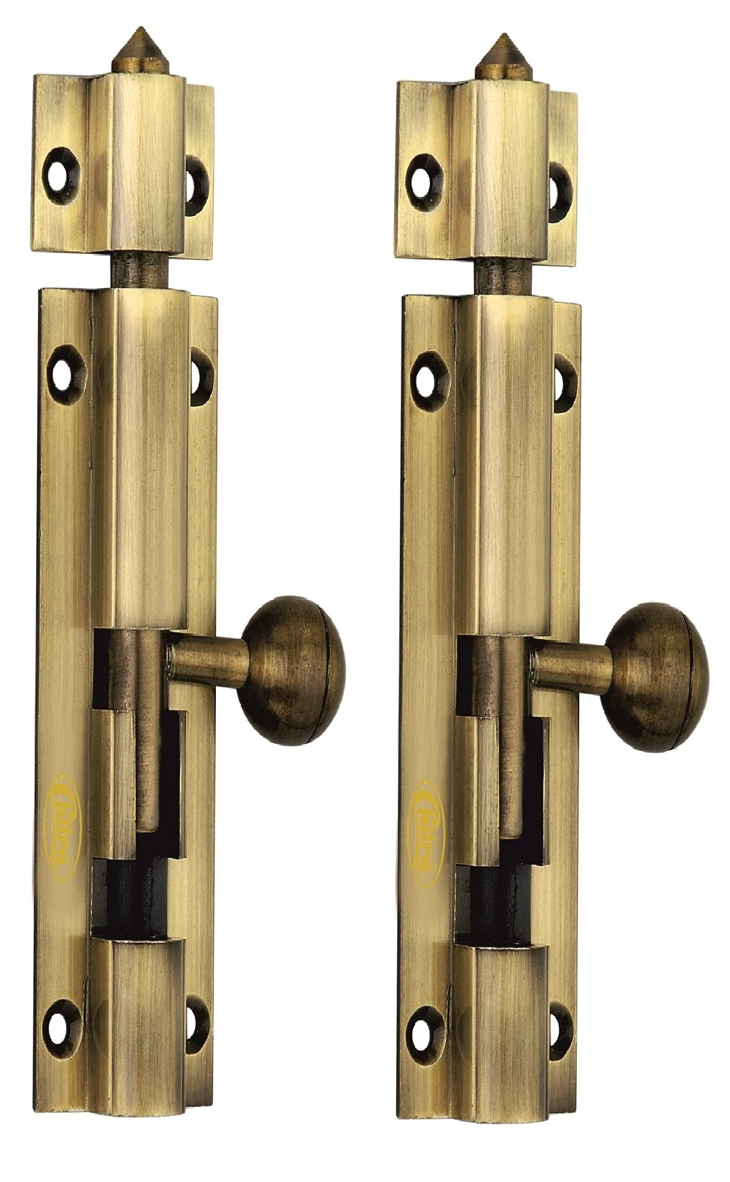 Chitra ALTB-202 24 Inch, Tower Bolt for Main Door and Bathroom, Kundi, Door Latch, Chitakni, Door Latch for Main Door, Tower Bolt for Home,Offices Doors (Antique Brass, Pack of 2) — Amazon image 12