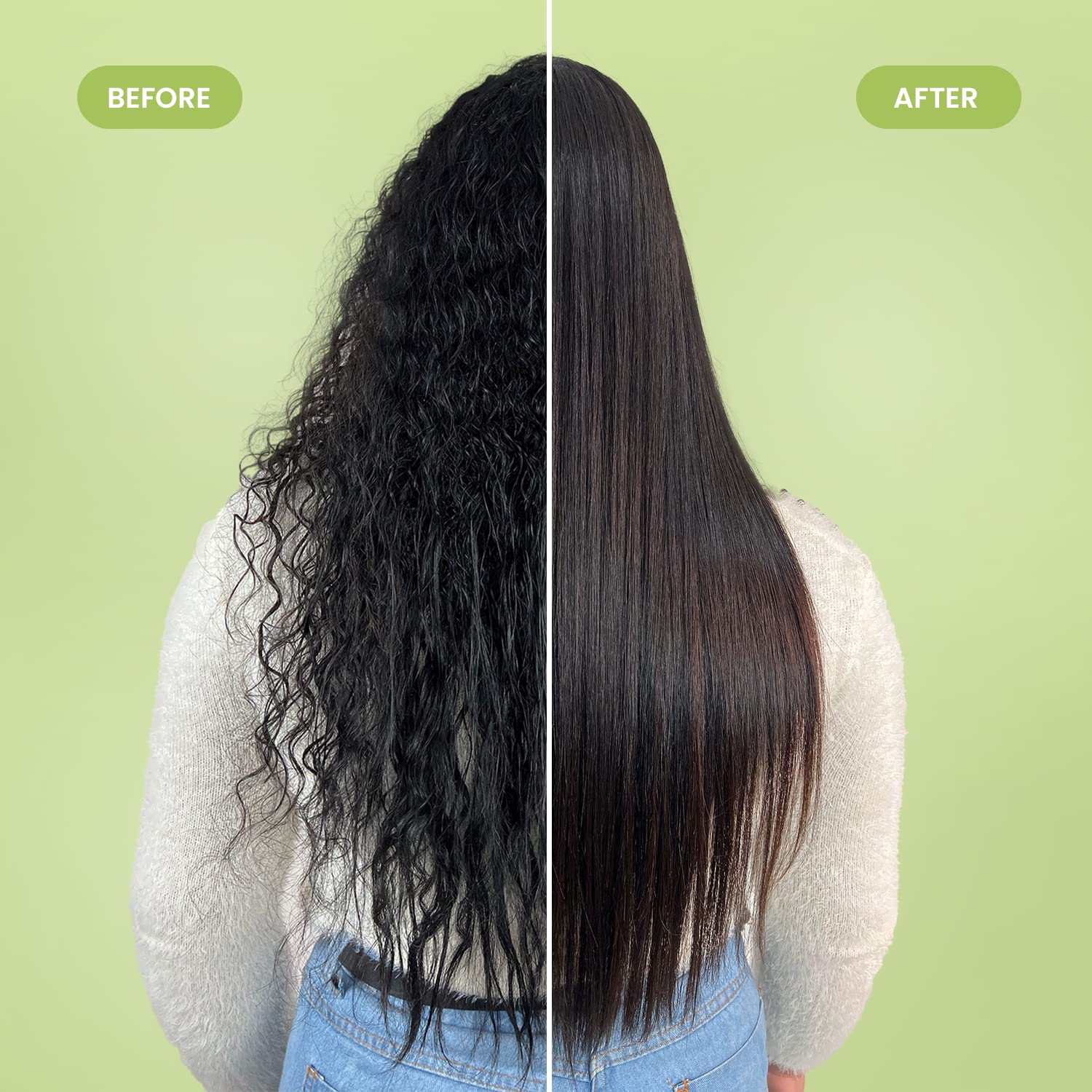 Agilise | Unika Green Gel Hair Prostowanie | Anti-Frizz For Thin, Wavy And Thick Hair | 1000 ml