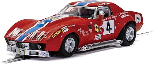 Scalextric Chevrolet Corvette L88 Le Mans 1972 Nart 132 Slot Race Car C4215
