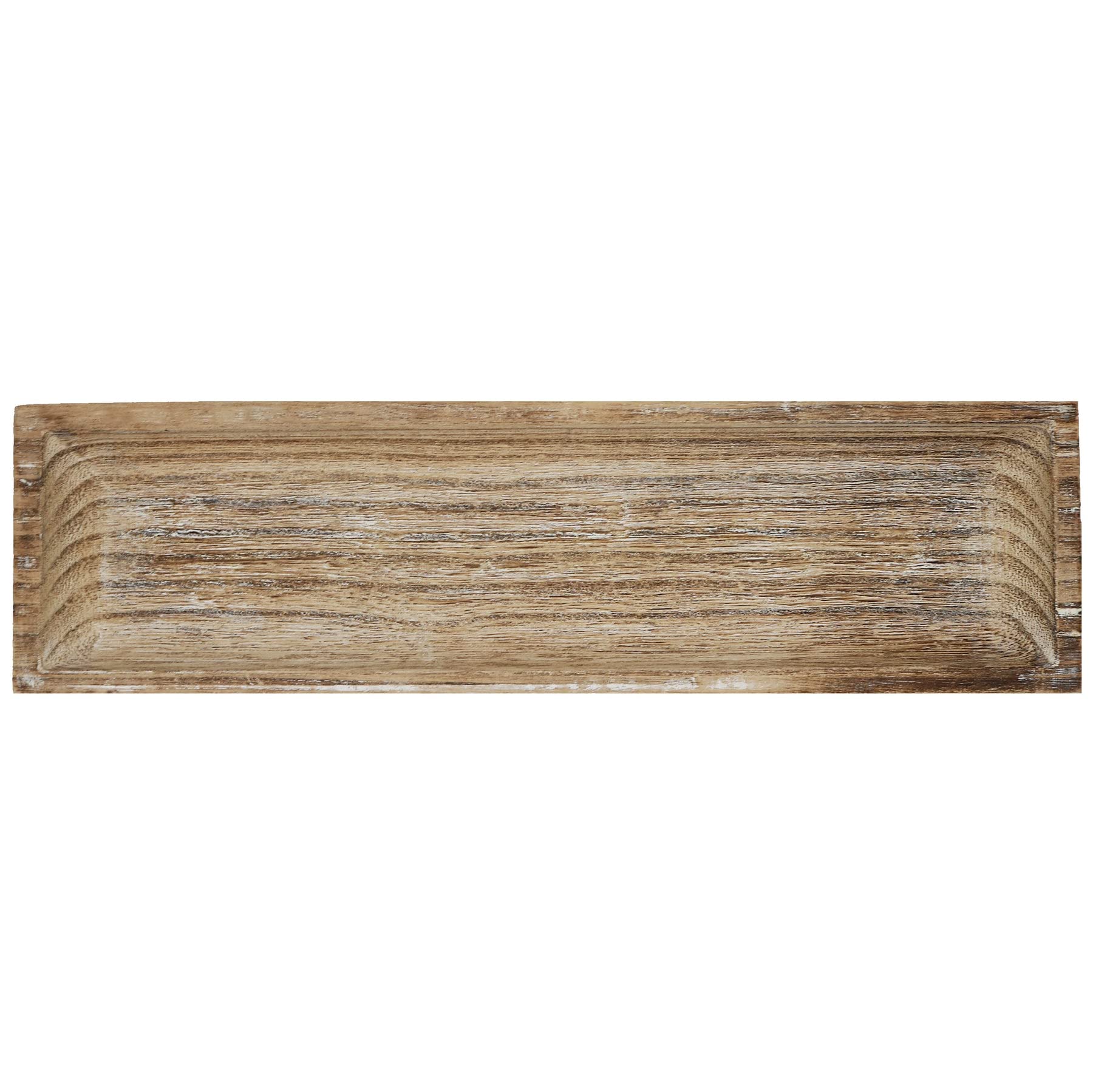 Sweet Water Decor Large Rustic Rectangular Tray for Home | Kitchen and Bathroom Dispenser Holder | Jewelry Dish | Wooden Soap Bottle Holder | Trays for Counters | Vanity Plate | Farmhouse Dish Décor
