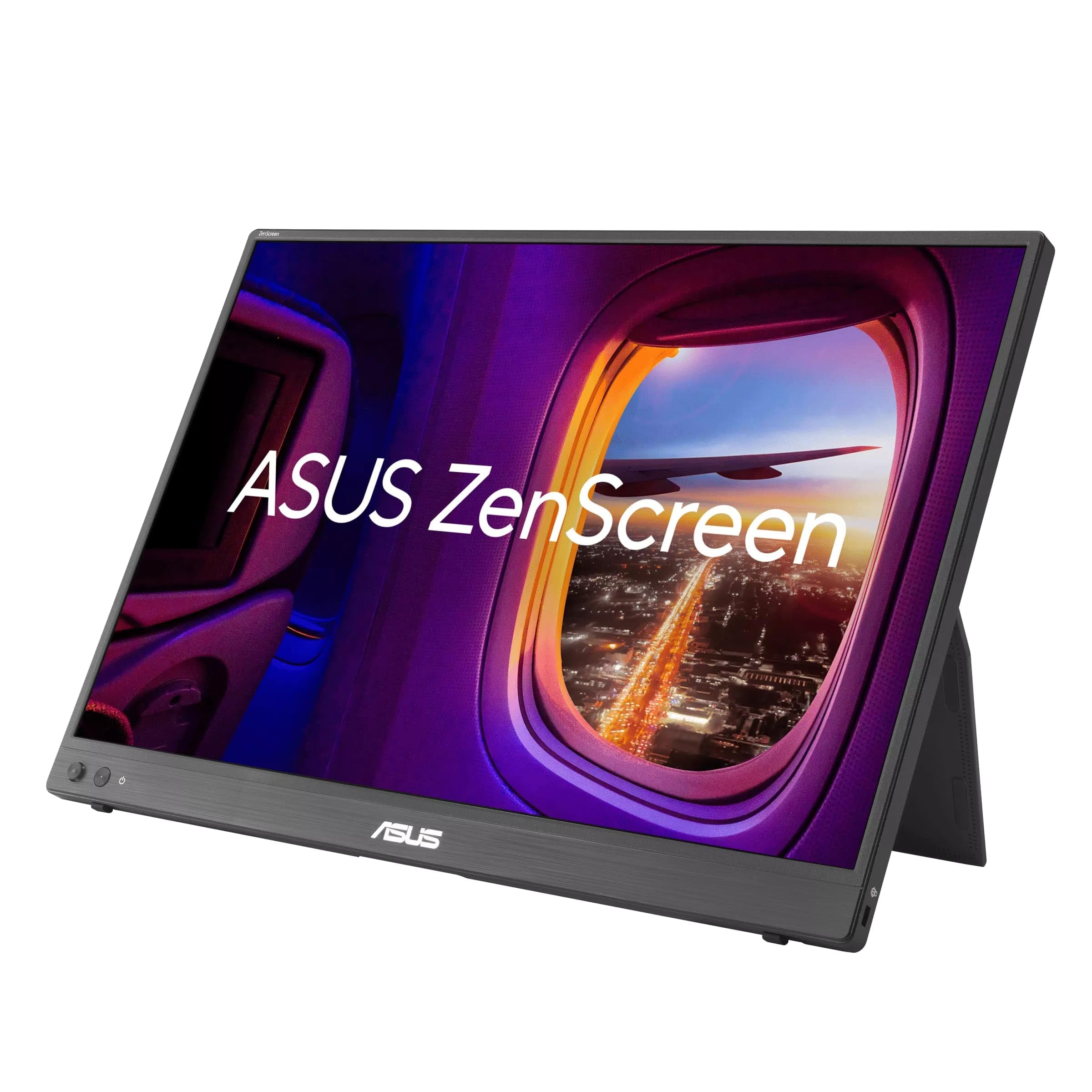 ASUS ZENSCREEN MB16NCG, Monitor Portatile da 16" WQXGA IPS, Nero | (2560 x 1600), 5ms (GTG), 155Hz (OC), 100% sRGB, Auto Rotazione, Treppiede, USB-C, Mini-HDMI, Flicker Free, Low Blue Light
