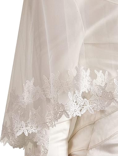 Miniatura 7 de Velo corto de boda con peine accesorios de despedida de soltera velo de novia velos de tul para decoración de novias