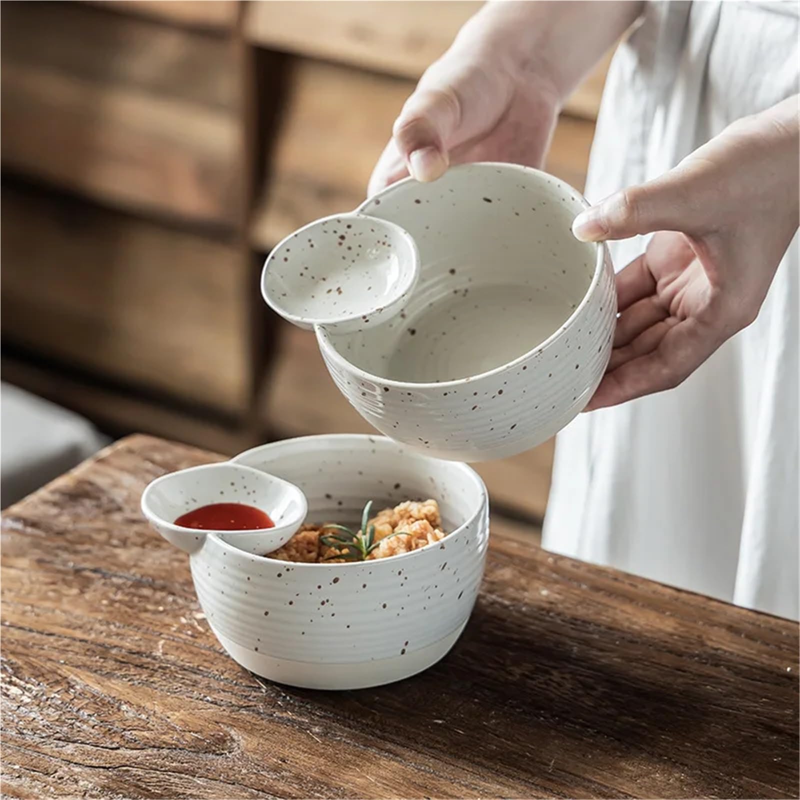 Saucenschalen 2 stücke Grobe Keramik Retro Dim Sum Schüssel Japanische Küche Schüssel Hausmannskost Kreative Becher Obst Salat Platte Wohnzimmer Display Gewürzschale