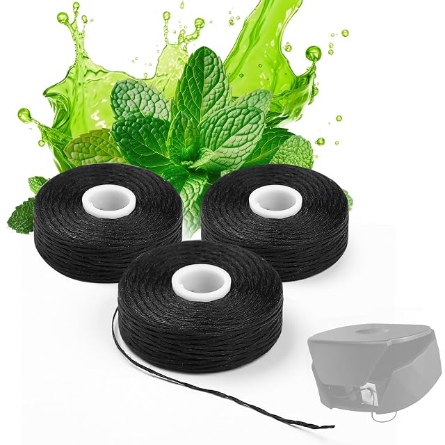 3 Pack Floss Refill Compatible with Burst Refillable Dental Floss Dispenser Mint Flavor Bamboo Charcoal Floss for Food